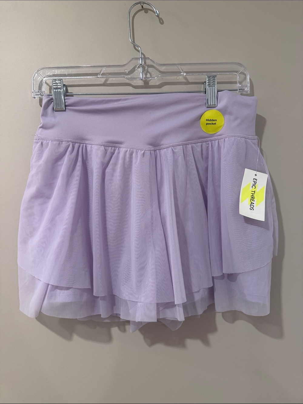 Epic Threads Lavender Layered Skater Skirt